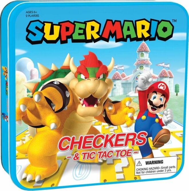 Super Mario Checkers and Tic-Tac-Toe