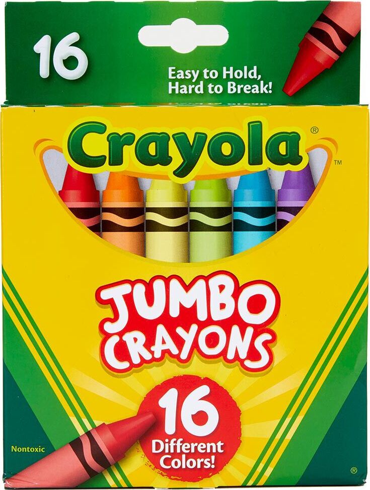 16 Ct Jumbo Crayons
