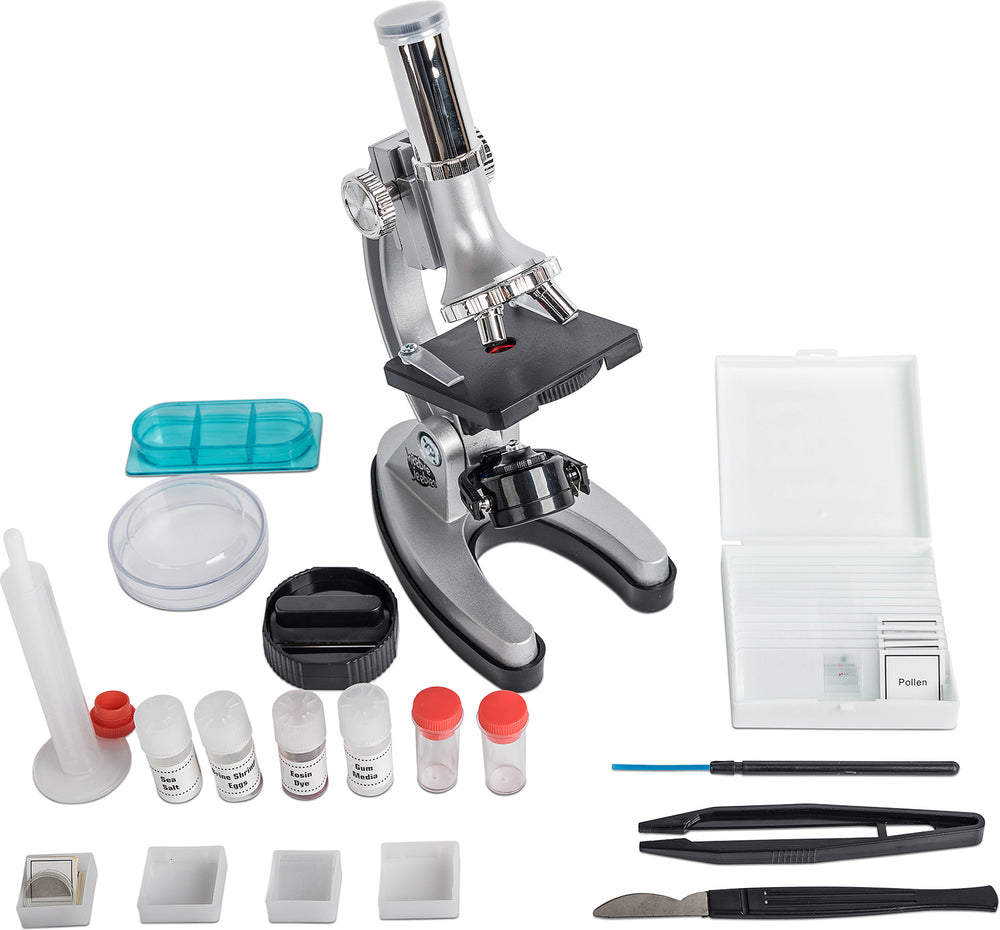 Microscope set with case