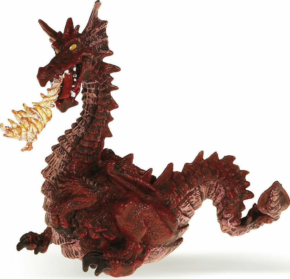 Papo France Red Dragon With Flame