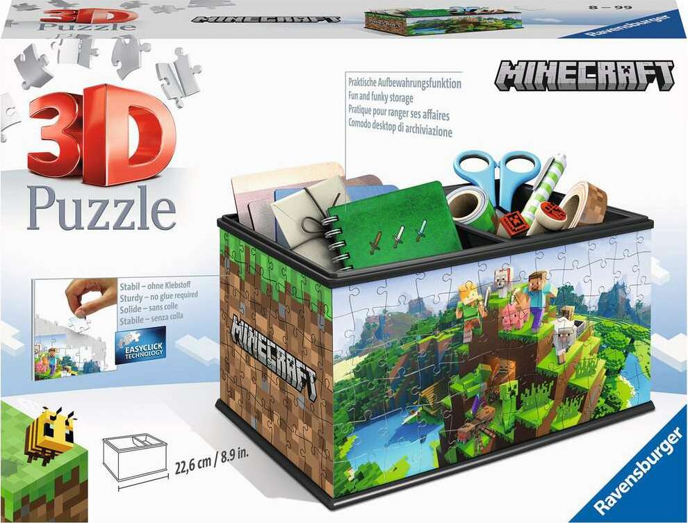 Minecraft Storage Box (216 Piece 3D Puzzle)