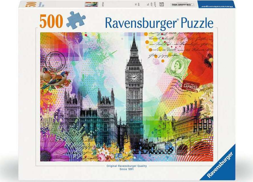 London Postcard (500 Piece Puzzle)