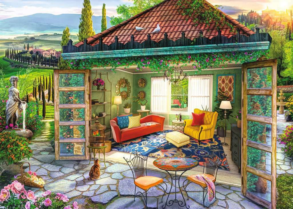 Tuscan Oasis (1000 Piece Puzzle)