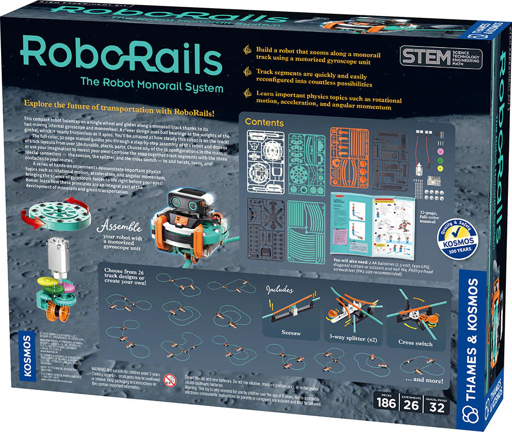 Roborails: The Robot Monorail System