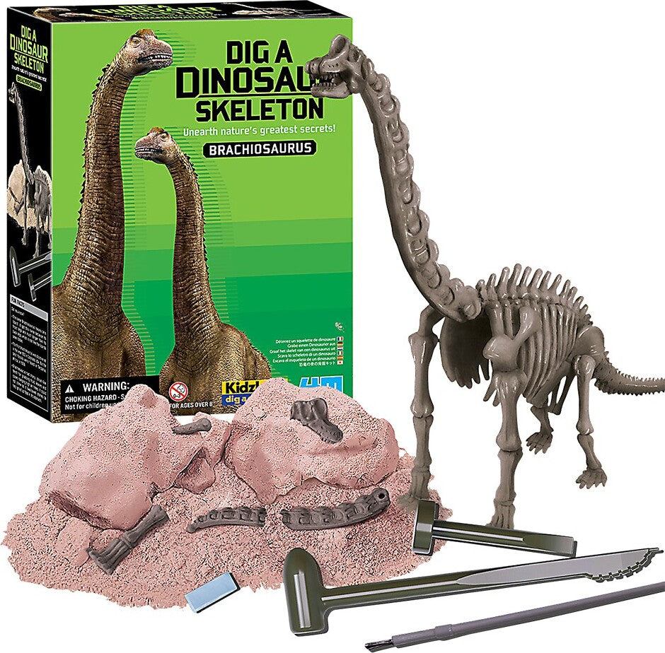 Kidzlabs - Dig A Dinosaur Skeleton - Brachiosaurus, image size:940x924