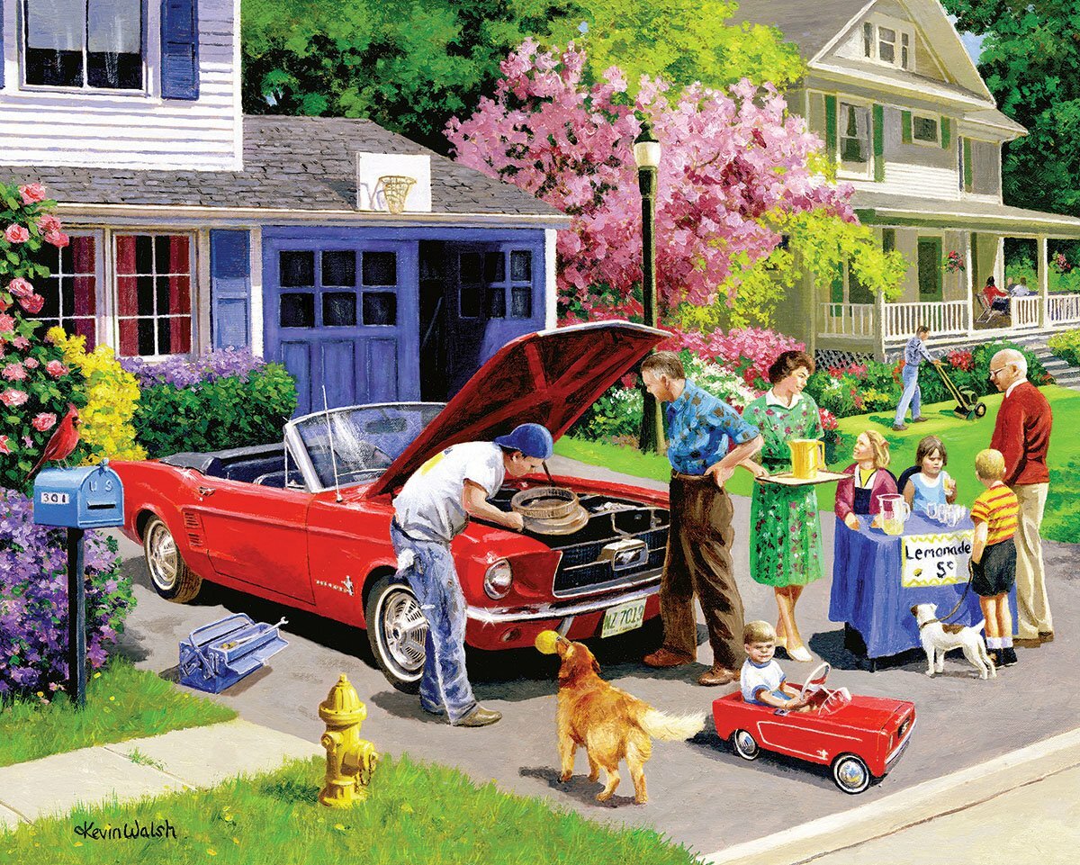 Ready for a Drive - 1000 Piece - White Mountain Puzzles – The Toy