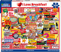 I Love Breakfast - 1000 Piece - White Mountain Puzzles