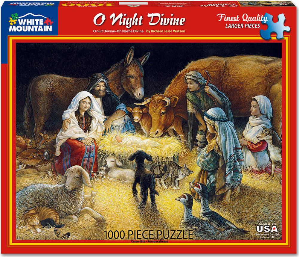 O Night Divine - 1000 Piece - White Mountain Puzzles