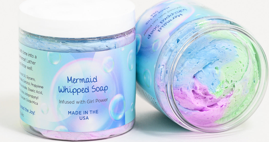Mermaid Whipped Soap (4 oz)