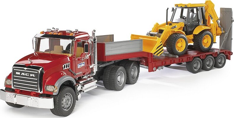  Bruder 02823 MACK Granite Halfpipe Dump Truck : Toys & Games