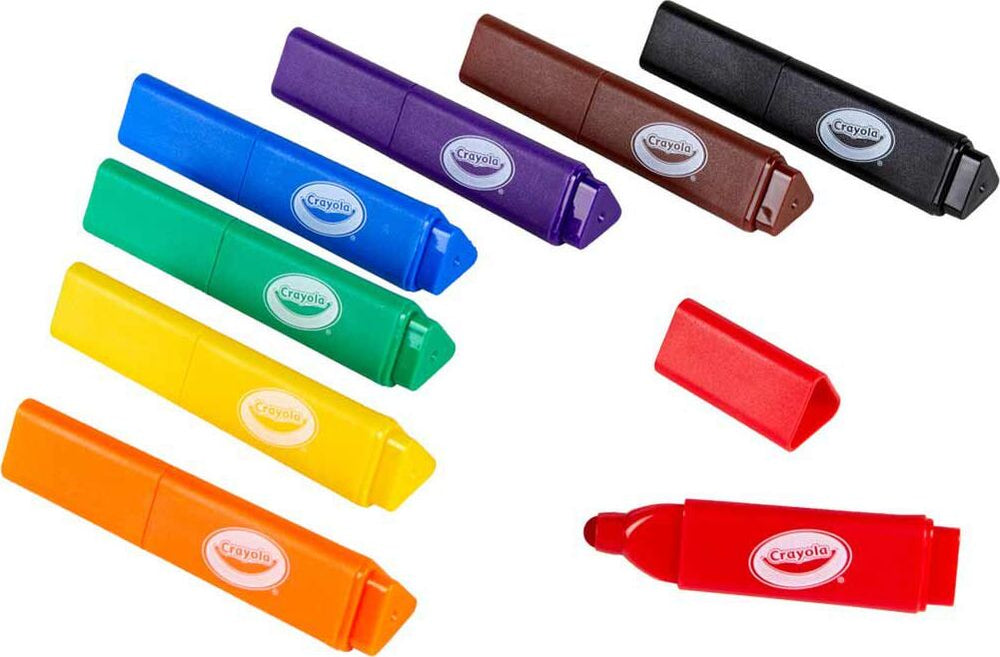 8 Ct Washable Tripod Grip Markers