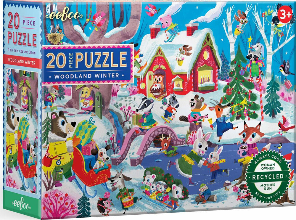 Woodland Winter 20 Piece Puzzle