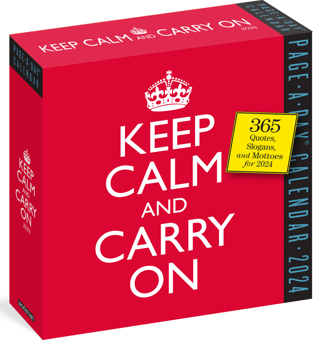Keep Calm and Carry On Page-A-Day Calendar 2024: 365 Quotes, Slogans, and Mottos for 2024