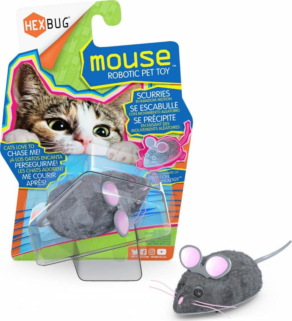 HEXBUG Mouse Robotic Cat Toy (GREY)