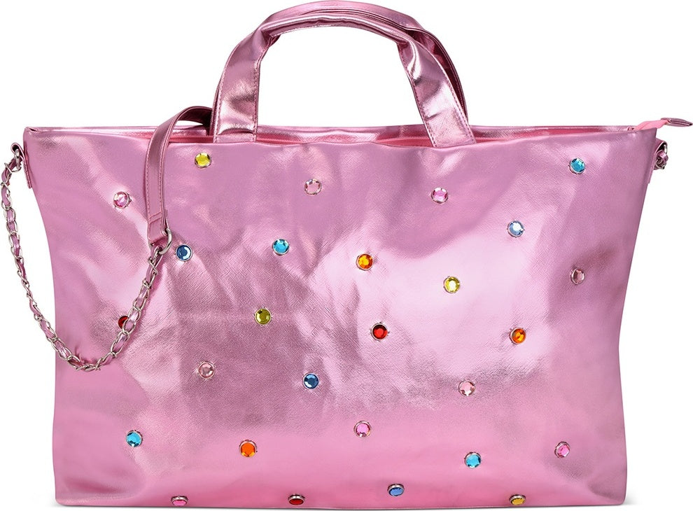 Pink Candy Gem Overnight Bag