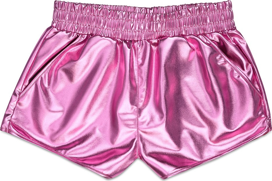 Pink Metallic Shorts (Large)