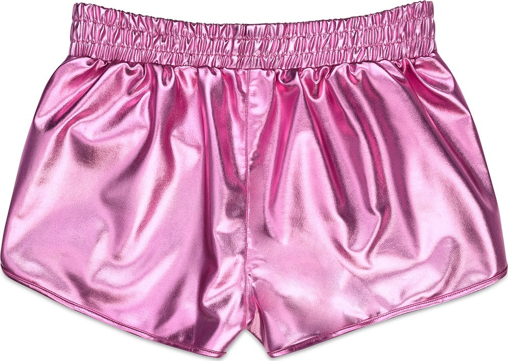 Pink Metallic Shorts (Large)