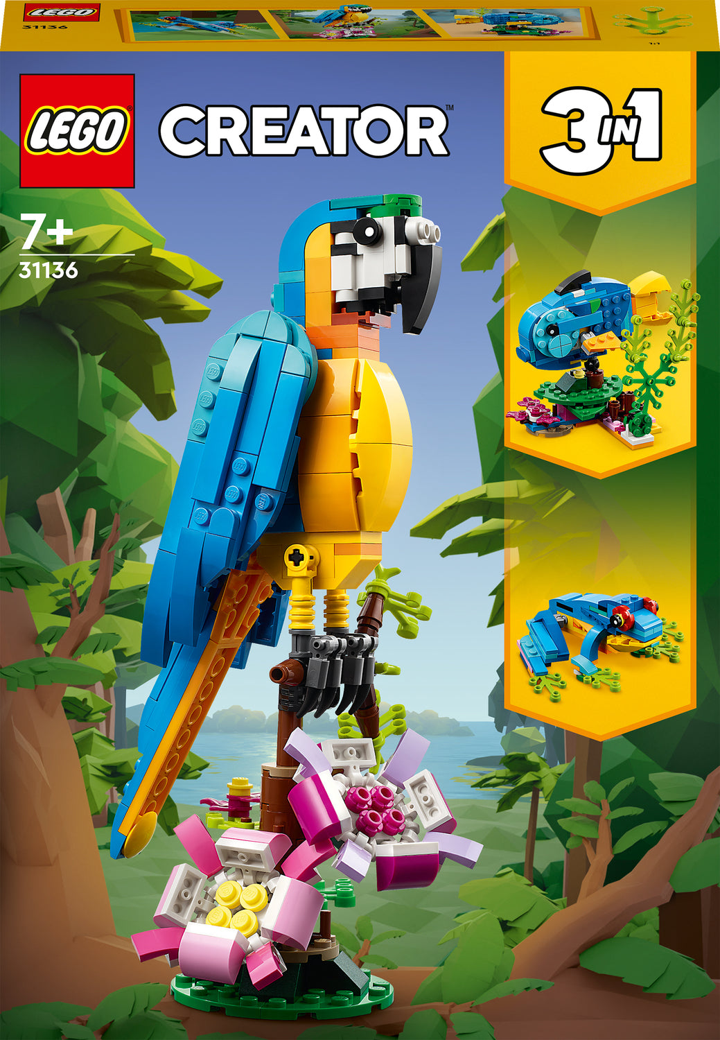 LEGO® Creator 3-in-1 Exotic Parrot – The Toy Maven