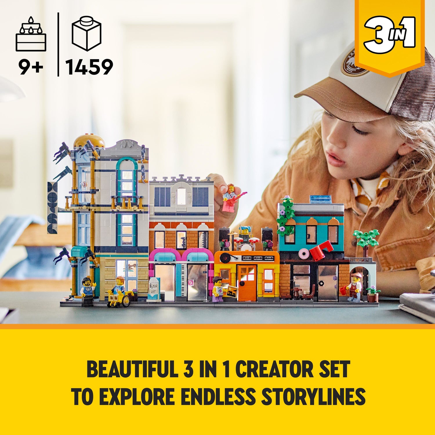 LEGO® Creator 3 in 1 Main Street Building Toy Set