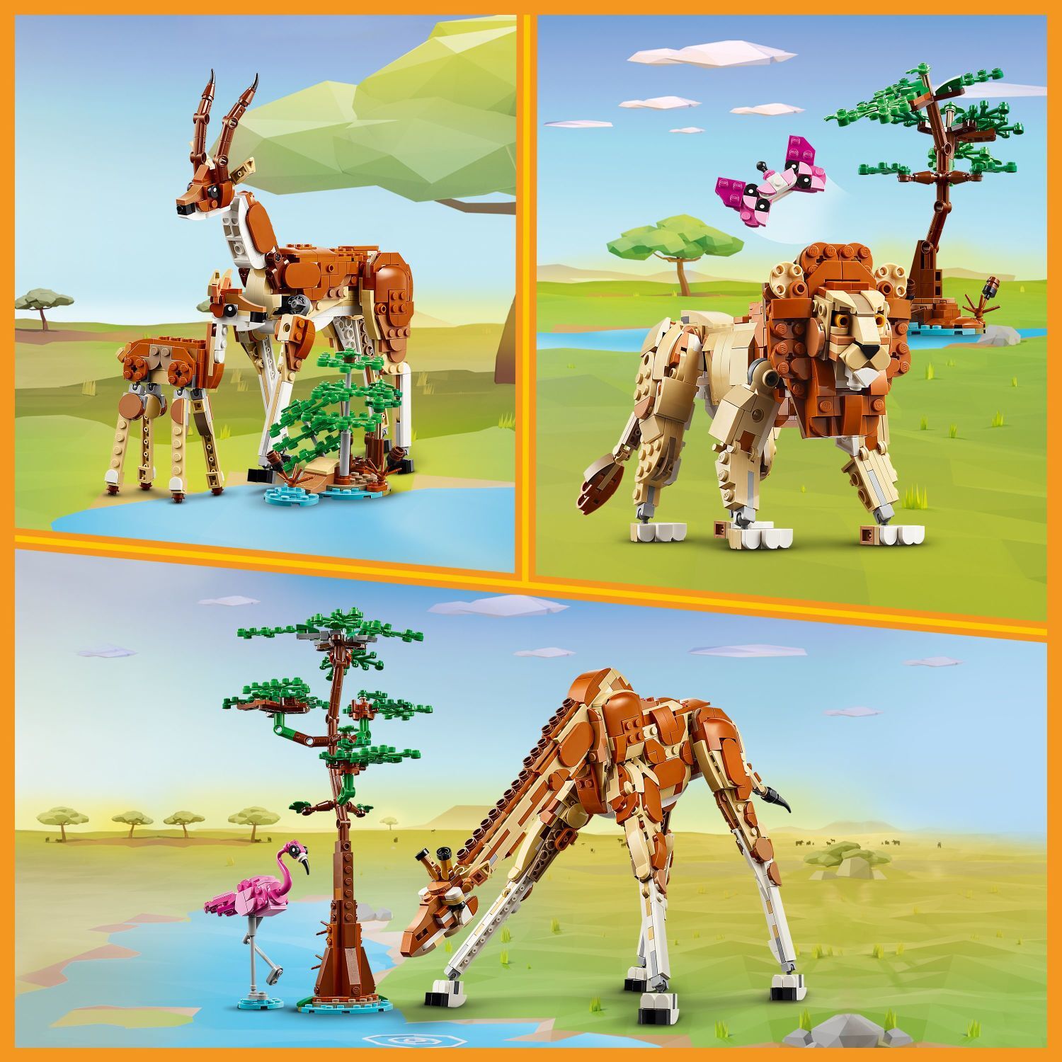 LEGO Creator: Wild Safari Animals