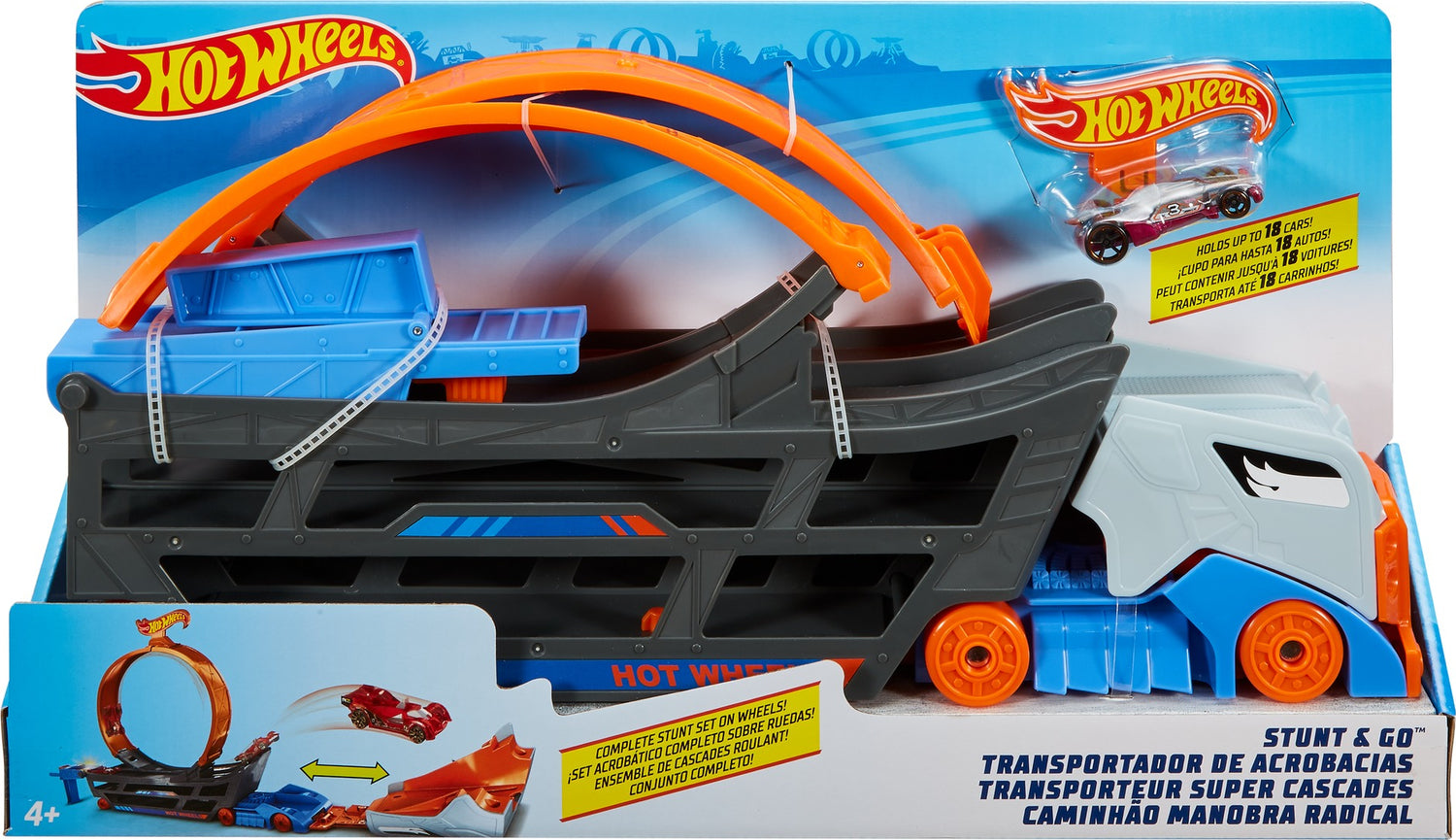 Hot Wheels toy vehicle - Stunt & Go Track Set