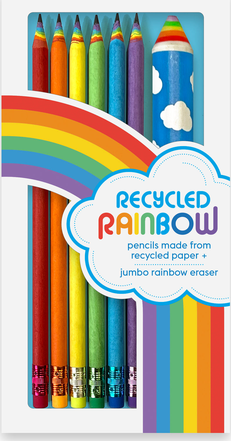 Pencil Set - Recycled Rainbow