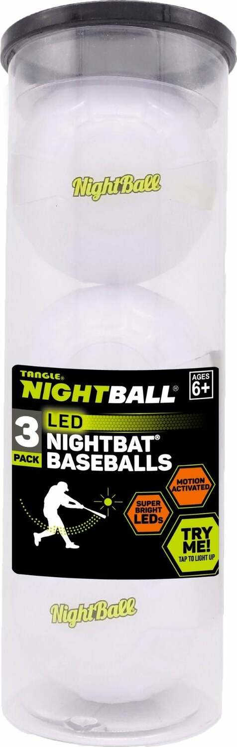 Tangle NightBall Baseballs (3pk)