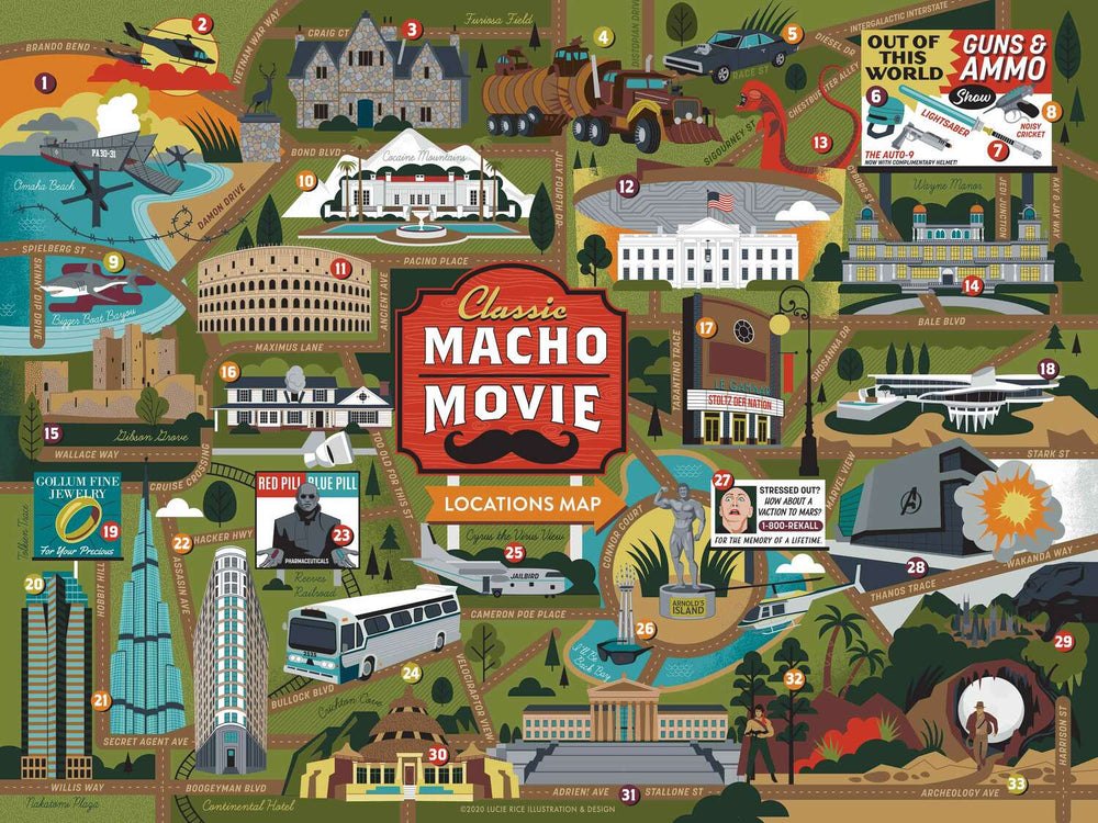 Macho Movies-500 Piece