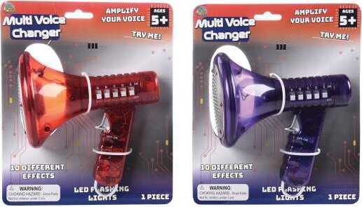 Megaphone Voice Changer lumineux