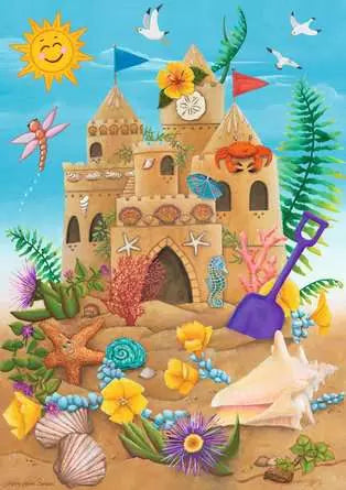 Sunshine Sandcastle 35 Piece Puzzle