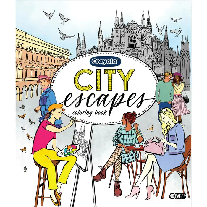 Adult Coloring, City Escapes Coloring Books