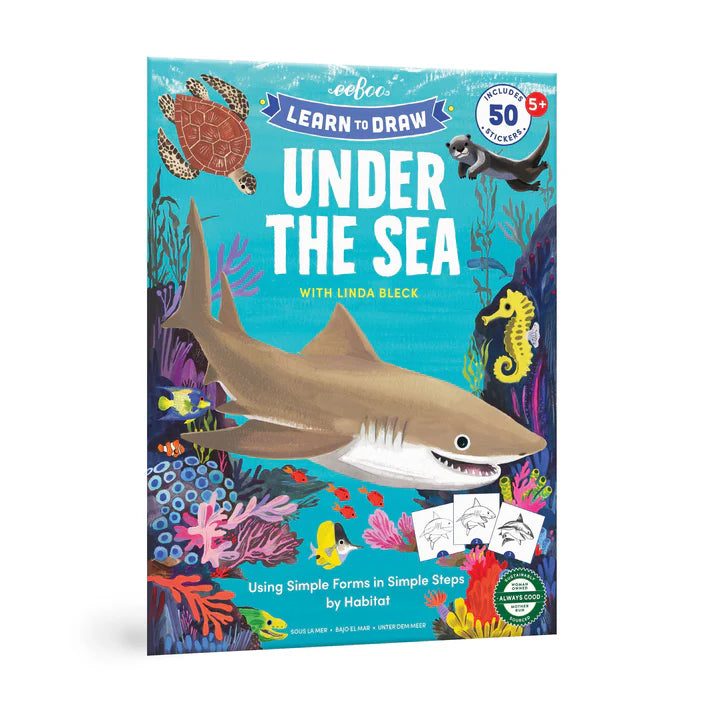 Learn to Draw Under the Sea (Art book with Stickers)