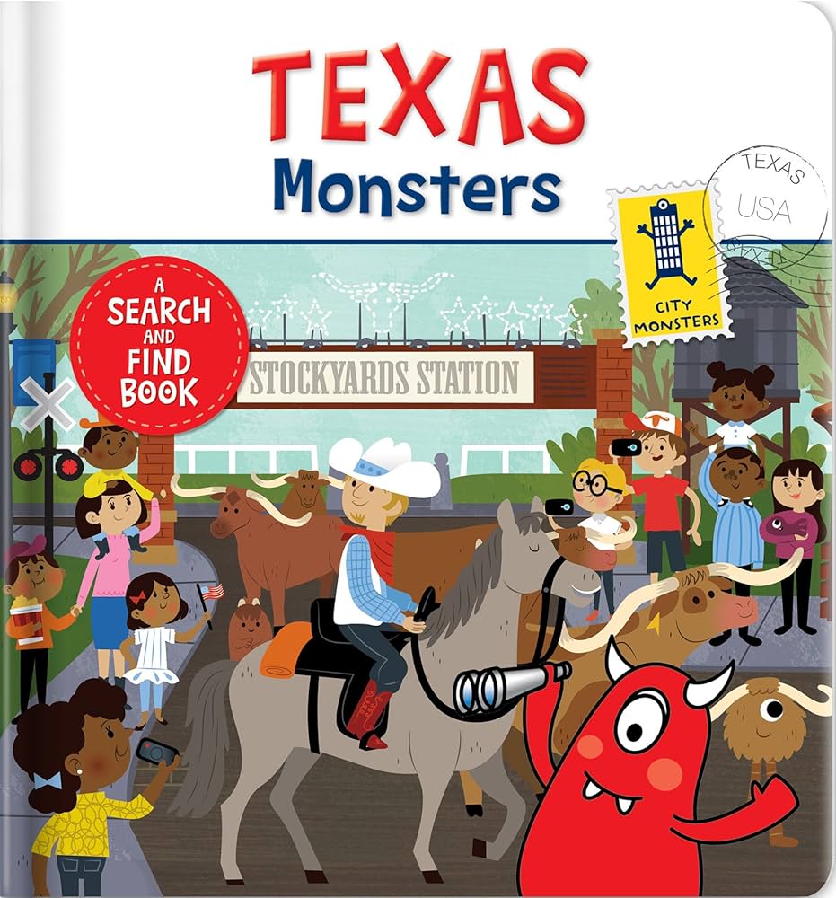 Texas Monsters: A Search and Find Book