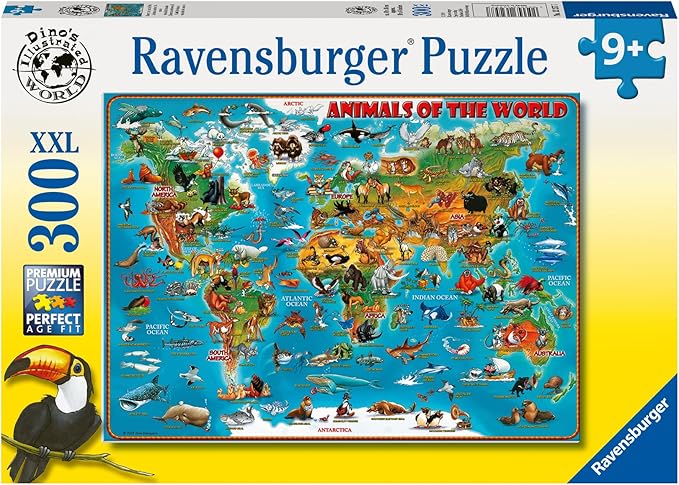 Animals of the World 300 Pc Puzzle