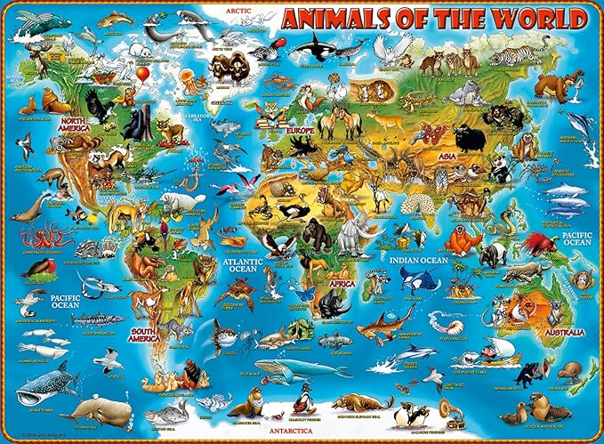 Animals of the World 300 Pc Puzzle