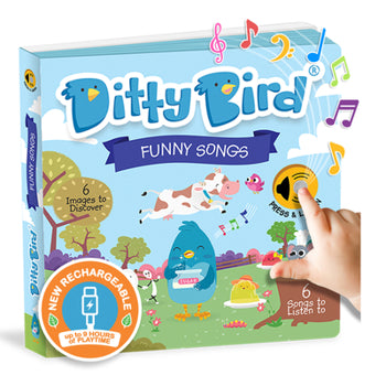 Ditty Bird | Interactive Musical Sound Book for toddlers 1- 3