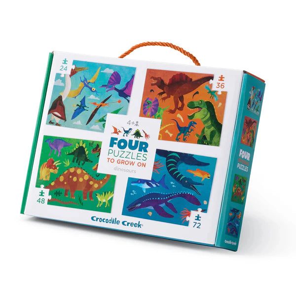 Four Puzzles - Dinosaurs