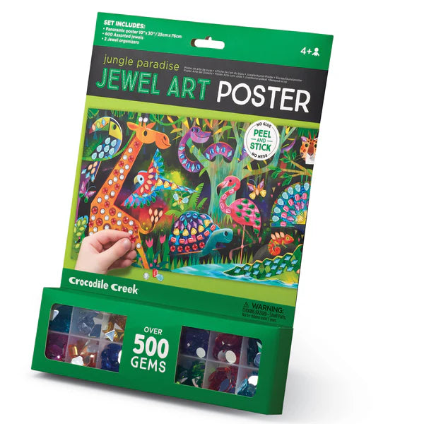 Jewel Art Poster - Jungle Paradise