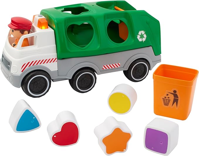 KidOozie - Shape Sorting Recycling Truck