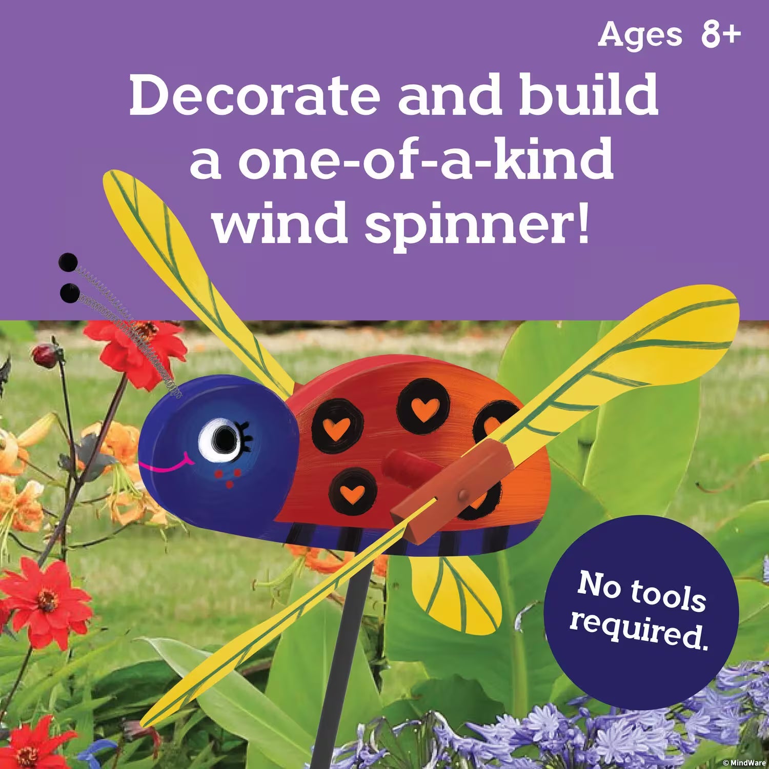 Make Your Own Ladybug Wind Spinner Craft Kit