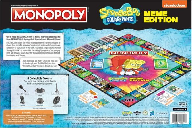 Monopoly: Spongebob Squarepants Meme