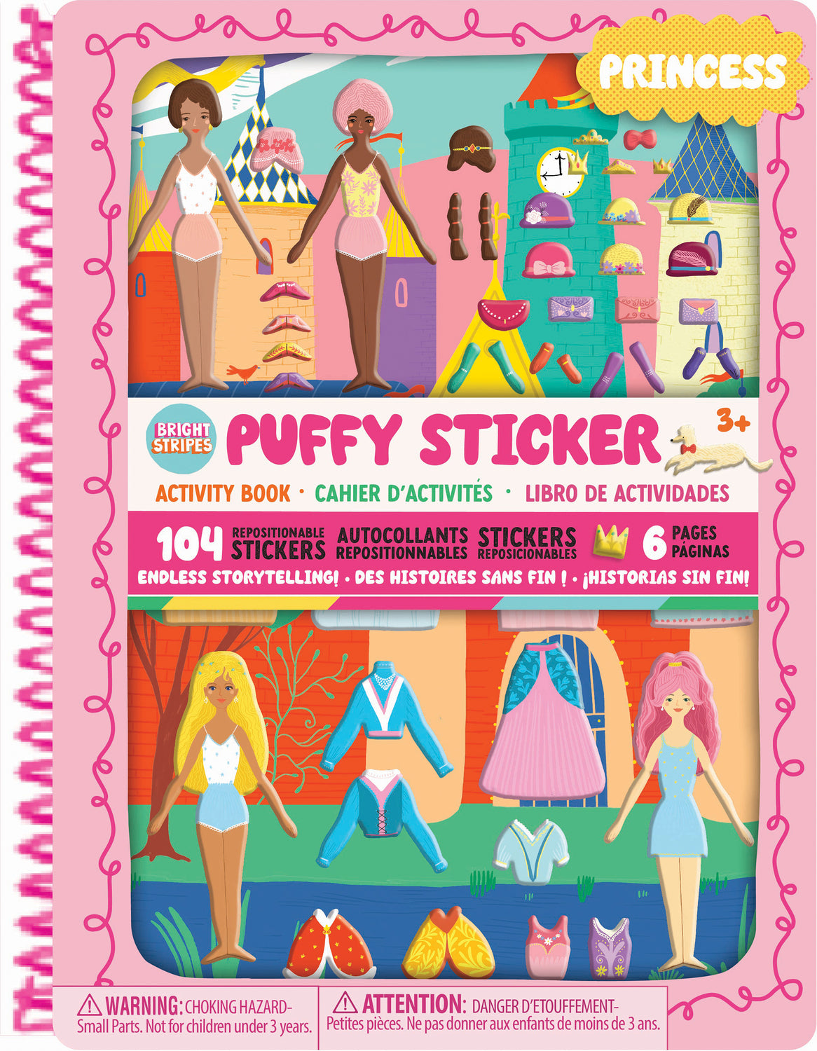 Puffy Sticker Books- Princess