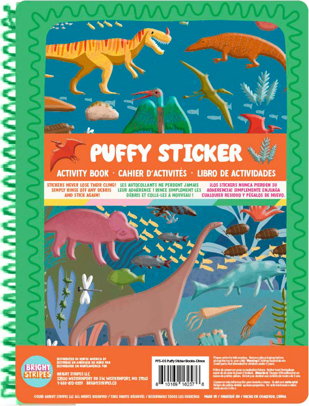 Puffy Sticker Books- Dinos