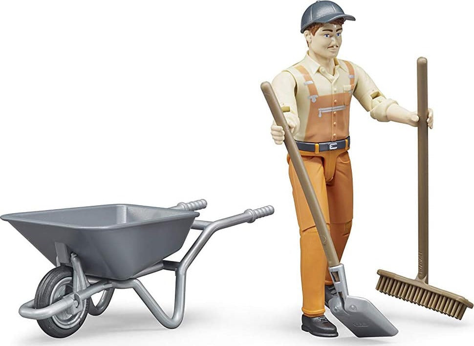 Municipal worker figure set