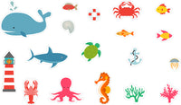 Bath Time Stickers - Under the Sea