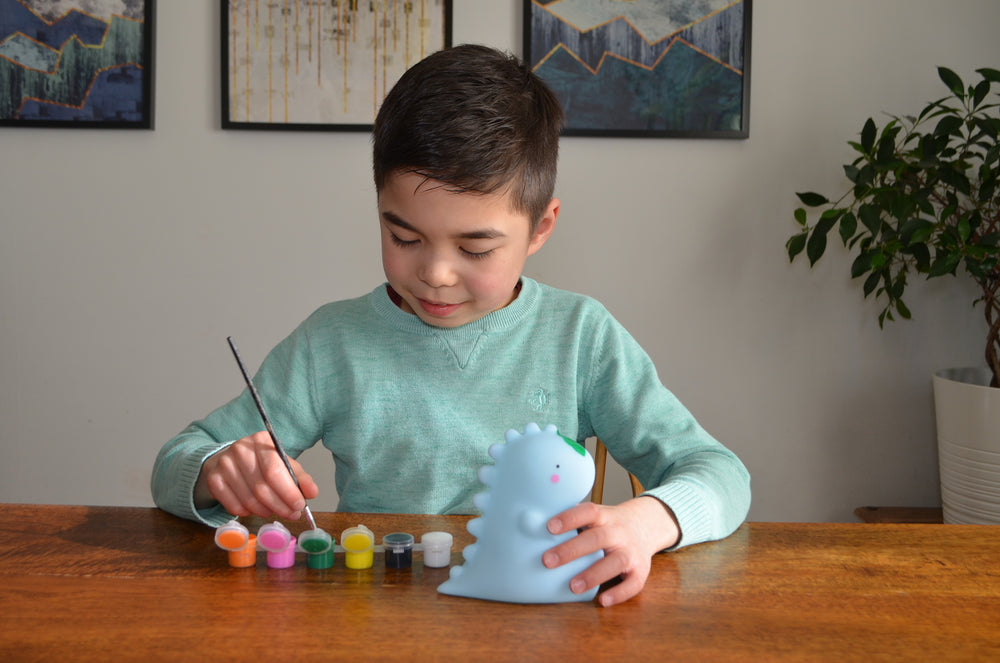Paint Your Own Light up Dinosaur
