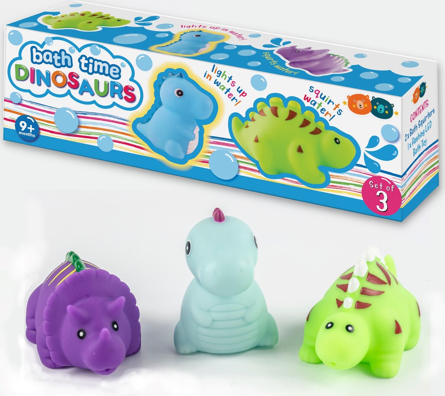 Bath Time Dinosaur Squirters Bath Time Dinosaur Squirters