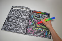 Neon Doodles Book - Wild Animals