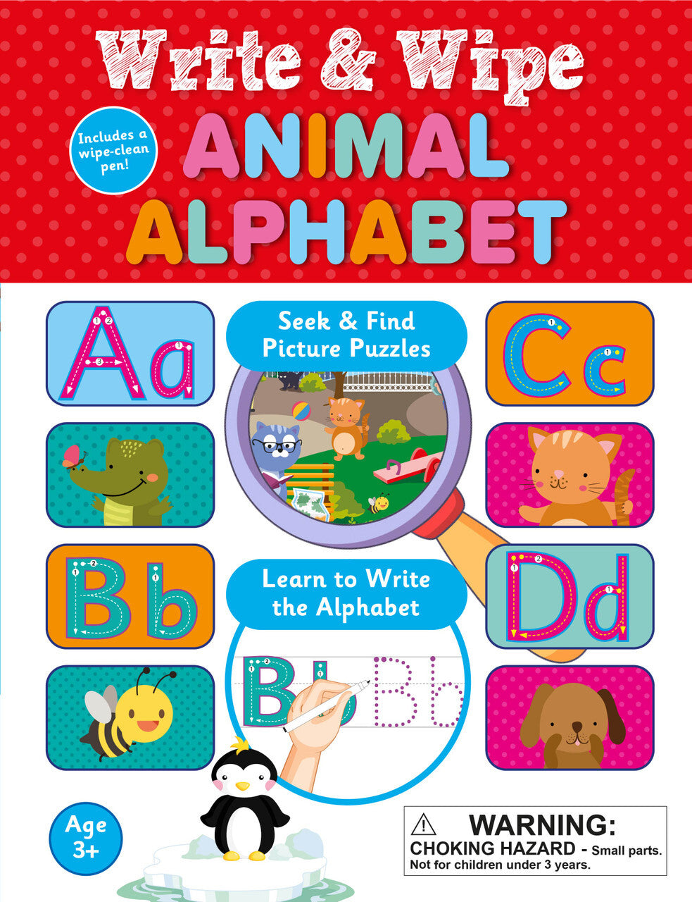 Write and Wipe Animal Alphabet Seek and Find