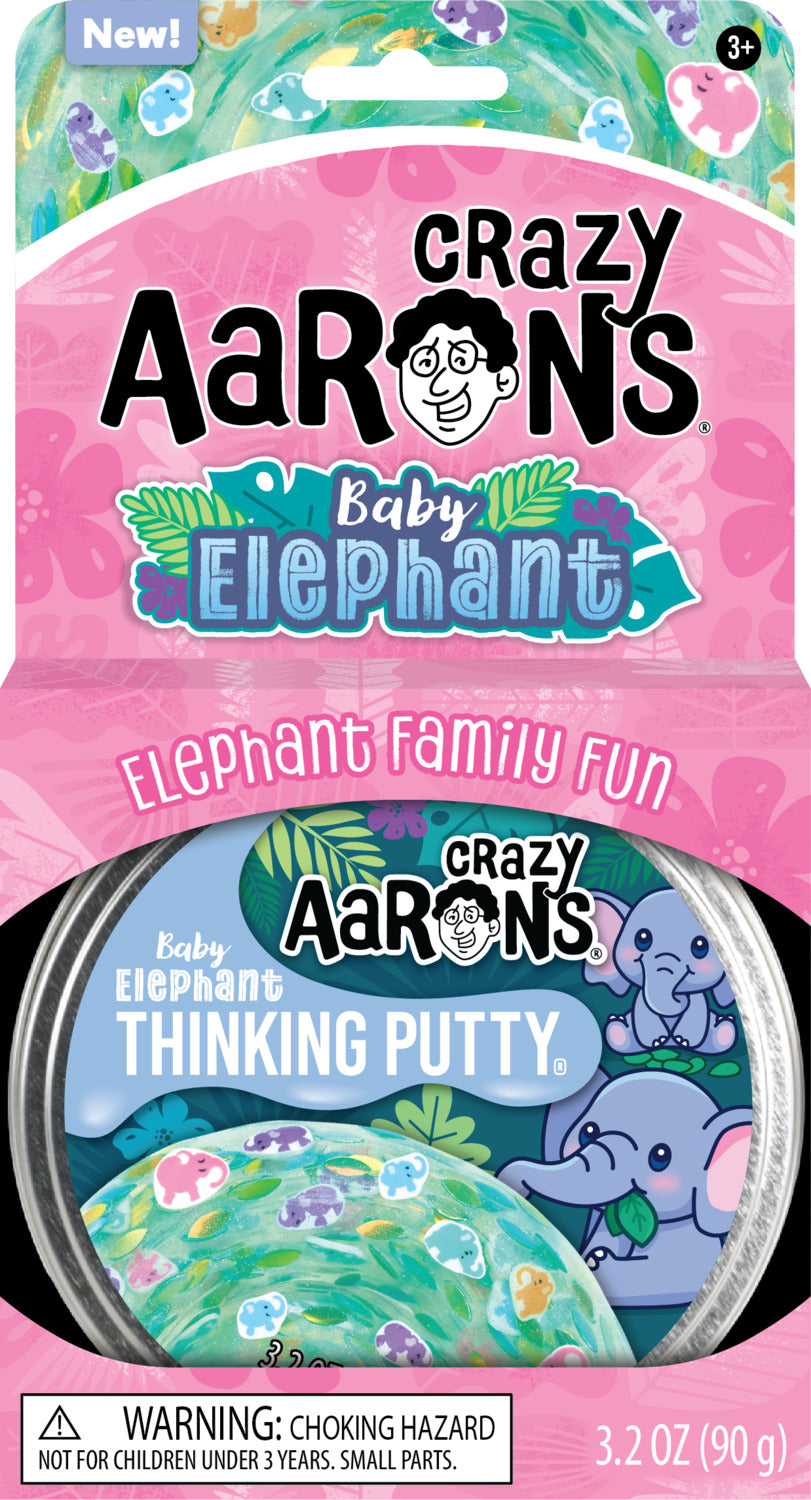 Baby Elephant Thinking Putty (4" Tin)